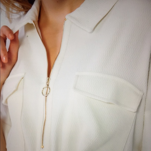 Pocket and zipper detailed midi dress. - Picture 8 of 11